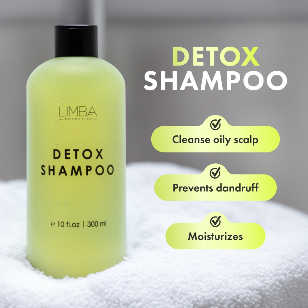 Limba Cosmetics Detox Cleansing Shampoo, 300 ml