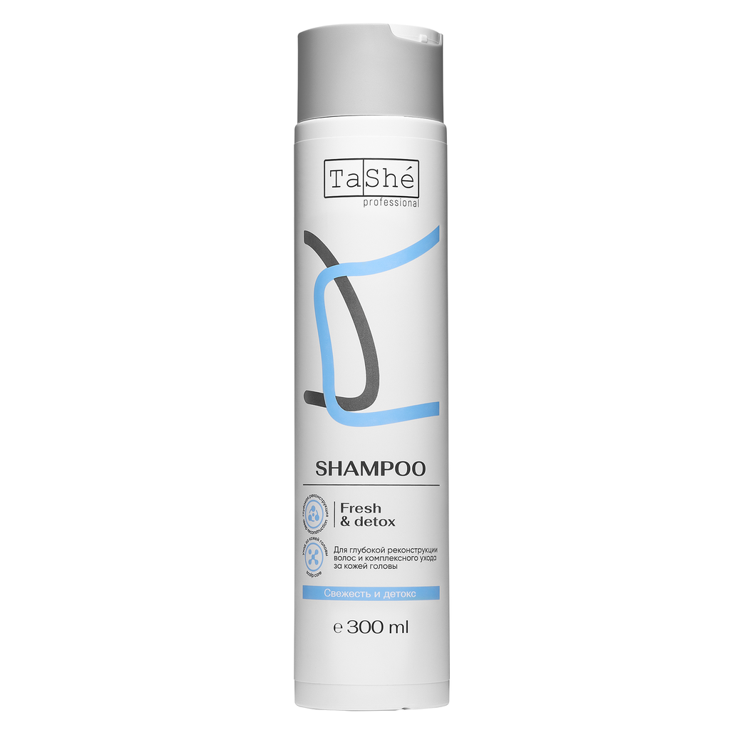 Tashe professional Sulfate-free shampoo "Fresh & Detox", 300 ml