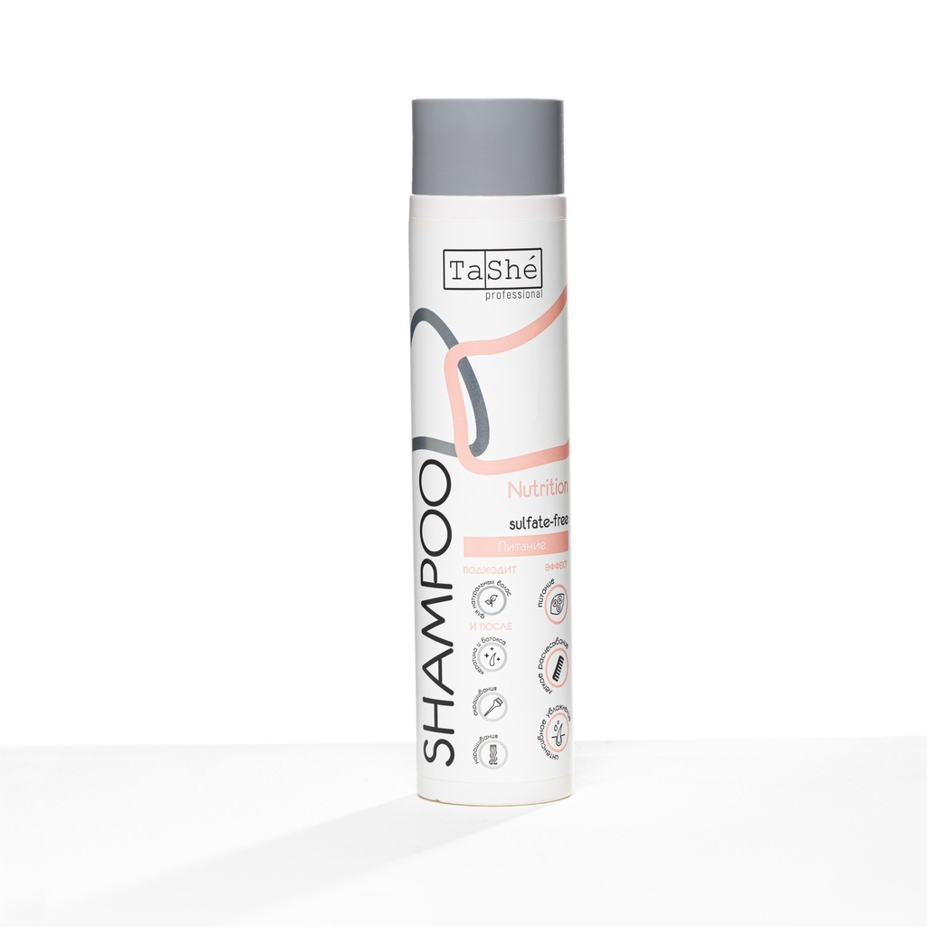 Tashe professional Sulfate-free shampoo "Nutrition", 300 ml