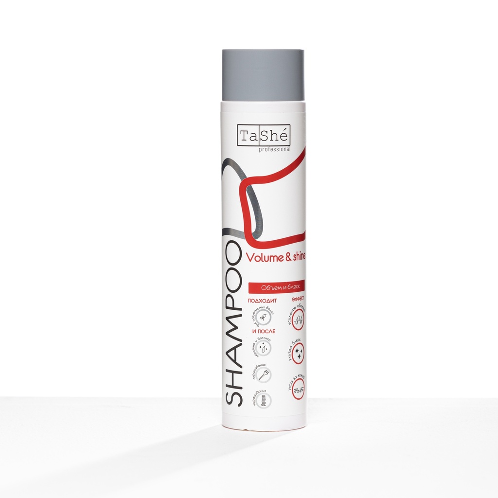 Tashe professional shampoo for hair «Volume & shine», 300 ml