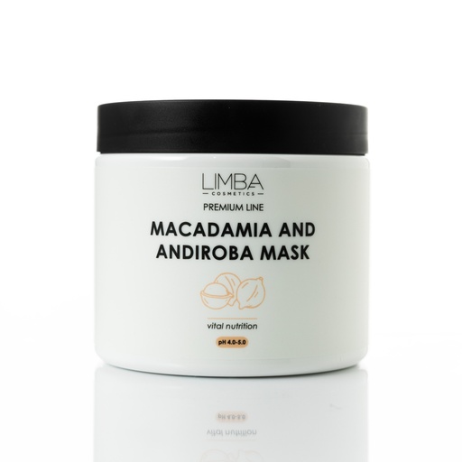 [lmb31] Limba Cosmetics Premium Line Macadamia and Andiroba  Mask, 500 ml