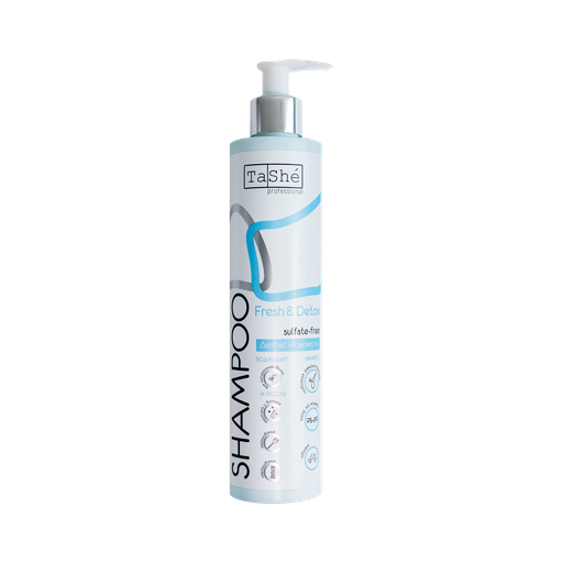 [tsh12] Tashe professional Sulfate-free shampoo "Fresh & Detox", 300 ml